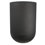 Bac a fleurs rond RIVIERA GRANIT TULIPE - Plastique - Diametre 50 cm - Noir