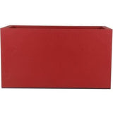 Jardiniere - RIVERA - GRANIT - 59X29,5X33,5 cm - Rouge