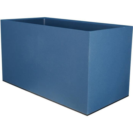 Jardiniere rectangulaire - RIVIERA GRANIT - Plastique - 79x39,5x44,5 cm - Bleu