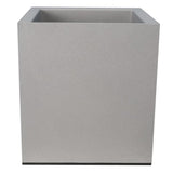 Bac a fleurs - RIVIERA - Granit Carré - Plastique - 40x40 cm - Stone