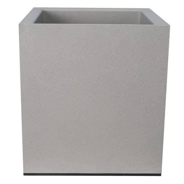 Bac a fleurs - RIVIERA - Granit Carré - Plastique - 40x40 cm - Stone