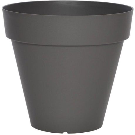 Pot de fleurs - RIVIERA - Soleilla Rond - Ř 59 x 53,6 cm - Gris pailleté