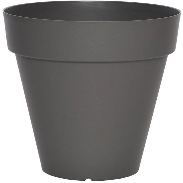 Pot de fleurs - RIVIERA - Soleilla Rond - Ř 59 x 53,6 cm - Gris pailleté