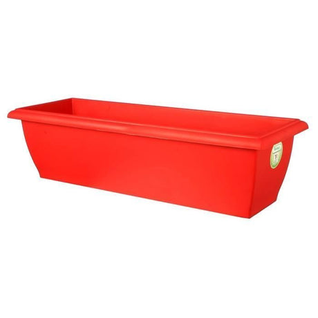 Jardiniere - RIVIERA -  Evolution - 80 x 40 x H 32 cm - 64 L - Rouge