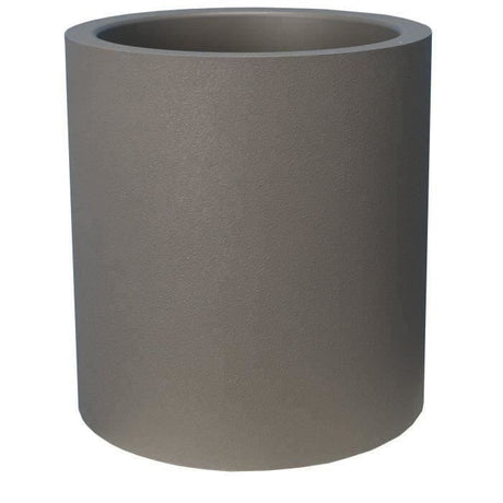 Bac a fleurs - RIVIERA - Granit rond - D39x 43cm - Gris
