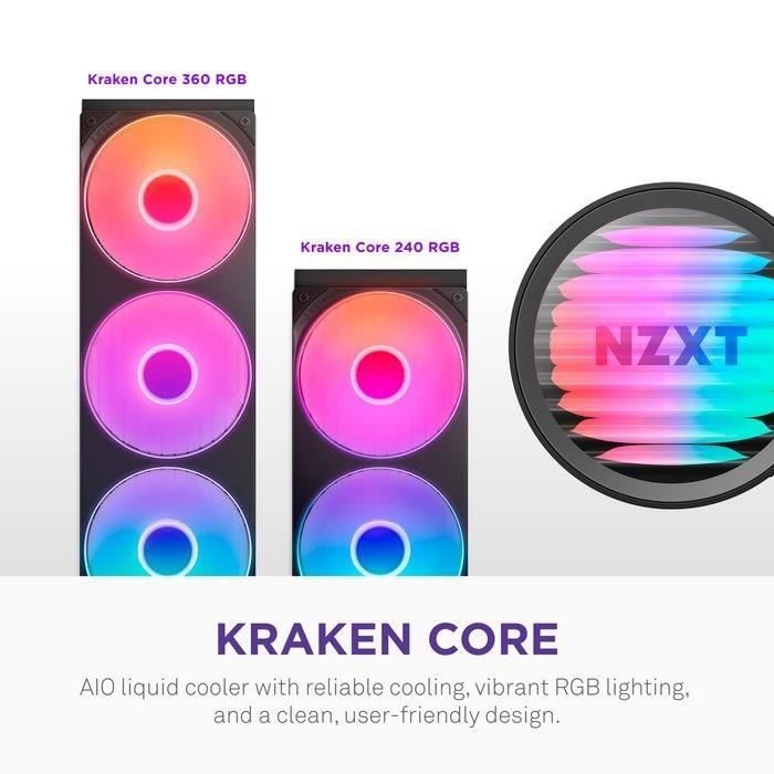 NZXT - Kraken Core RGB - RL-KR36C-B1 - Watercooling - 360mm