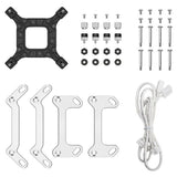DEEPCOOL - R-LM240-WHDMMC-1 - Watercooling - 240mm AIO - Ecran IPS 2,4 pouces - Blanc - Pompe 6eme génération - 2500 a 3400 tr/min