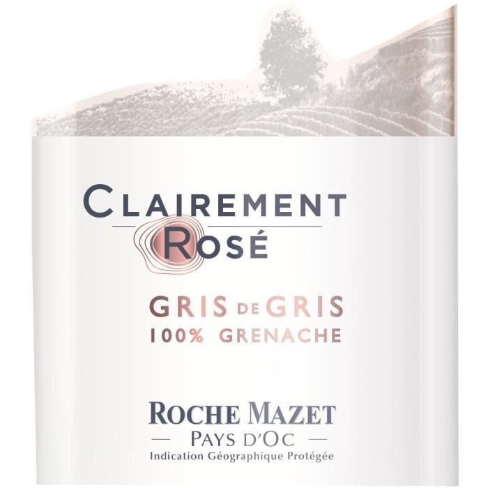 Clairement Rosé de Roche Mazet Pays d'Oc - Vin rosé de Languedoc 2023