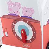 Chariot de marche multifonction - ROBA - Peppa Pig - Avec centre d'activités en forme de bus - Corail