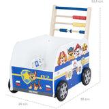 Chariot de marche multifonction - ROBA - Pat'Patrouille - Avec centre d'activités en forme de bus - Bleu