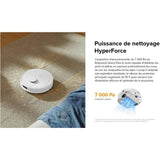 Aspirateur Robot Laveur - ROBOROCK - QRevo Plus - Puissance 7000 Pa - Serpillere extensible - avec Station Multifonction - Blanc