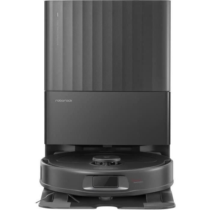 Roborock QRevo Plus BLACK - Aspirateur Robot Laveur avec Station - Serpillere extensible - Puissance 7 000 Pa