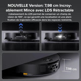 ROBOROCK Saros 10 Black - Aspirateur Robot Laveur - 22,000 Pa - DuoDivide Anti-Enchevétrements - Design ultra fin - Brosse FlexiArm