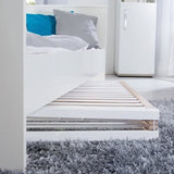 Lit bébé pliant - 60 x 120 cm - ROBA - FOLD UP - Roulettes - Bois / Blanc