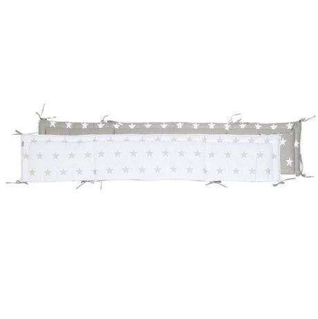 Lit bébé évolutif - 70 x 140 cm - ROBA - LITTLE STARS - Avec accessoires - Blanc