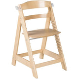 Chaise haute évolutive - ROBA - SIT UP CLICK & FUN - Plateau repas amovible - Hauteur réglable - Jusqu'a 70 Kg - Bois Naturel