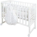 Berceau cododo 3-en-1 - ROBA - SAFE ASLEEP - Equipement 'Sternenzauber' inclus - Blanc