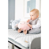 Matelas a langer - ROBA - Visage d'ours Sammy - 85 x 75 cm - Gris