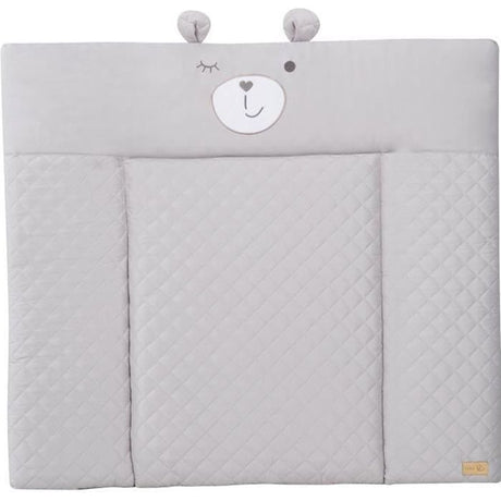 Matelas a langer - ROBA - Visage d'ours Sammy - 85 x 75 cm - Gris