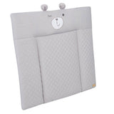 Matelas a langer - ROBA - Visage d'ours Sammy - 85 x 75 cm - Gris