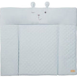 Matelas a langer - ROBA - Visage d'ours Benny - 85 x 75 cm - Bleu clair