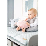 Matelas a langer - ROBA - Visage d'ours Benny - 85 x 75 cm - Bleu clair