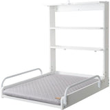 Table a langer murale - 66 x 76,5 x 79 cm - ROBA - Pliable - Blanc