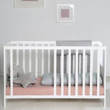 Lit bébé cododo 2-en-1 - 60 x 130 cm - ROBA - Blanc