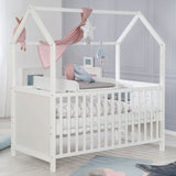 Plan a langer + matelas 'Roba Style' - ROBA - a poser sur lit bébé - Blanc / Matelas gris