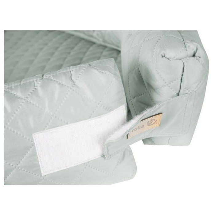 Nid d'ange 3-en-1 - ROBA - Lit de voyage, tour de lit ou matelas a langer - Vert givré