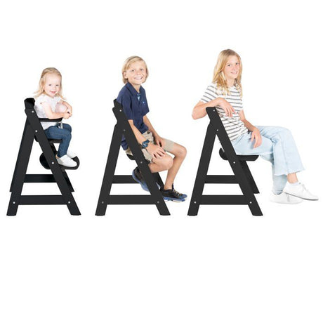 Chaise haute évolutive - ROBA - SIT UP FLEX - Des 6 mois jusqu'a 70 kg - Noir