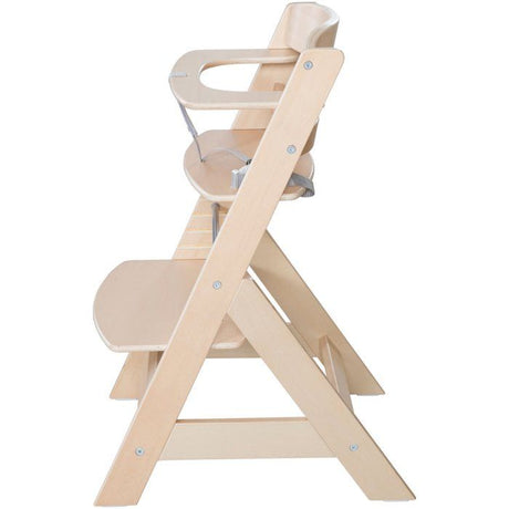 Chaise haute évolutive - ROBA - LIV UP - De 6 mois jusqu'a 70 kg - Set organisateur inclus - Bois naturel