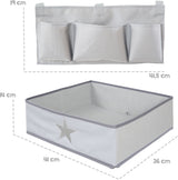 Chaise haute évolutive - ROBA - LIV UP - De 6 mois jusqu'a 70 kg - Set organisateur inclus - Bois naturel