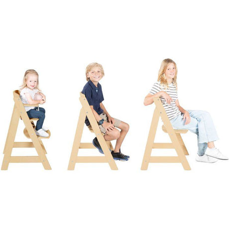 Chaise haute évolutive - ROBA - LIV UP - De 6 mois jusqu'a 70 kg - Set organisateur inclus - Bois naturel