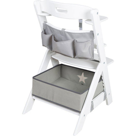 Chaise haute évolutive - ROBA - LIV UP - De 6 mois jusqu'a 70 kg - Set organisateur inclus - Blanc