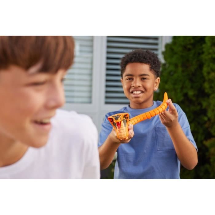 Serpent robotisé - ROBO ALIVE - Cobra - Déplacement sinueux - Langue mobile - Effets effrayants