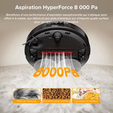 ROBOROCK QR 598 - Aspirateur Robot Laveur - 8000 Pa - Station Multifonctionnelle - Anti-enchevetrement