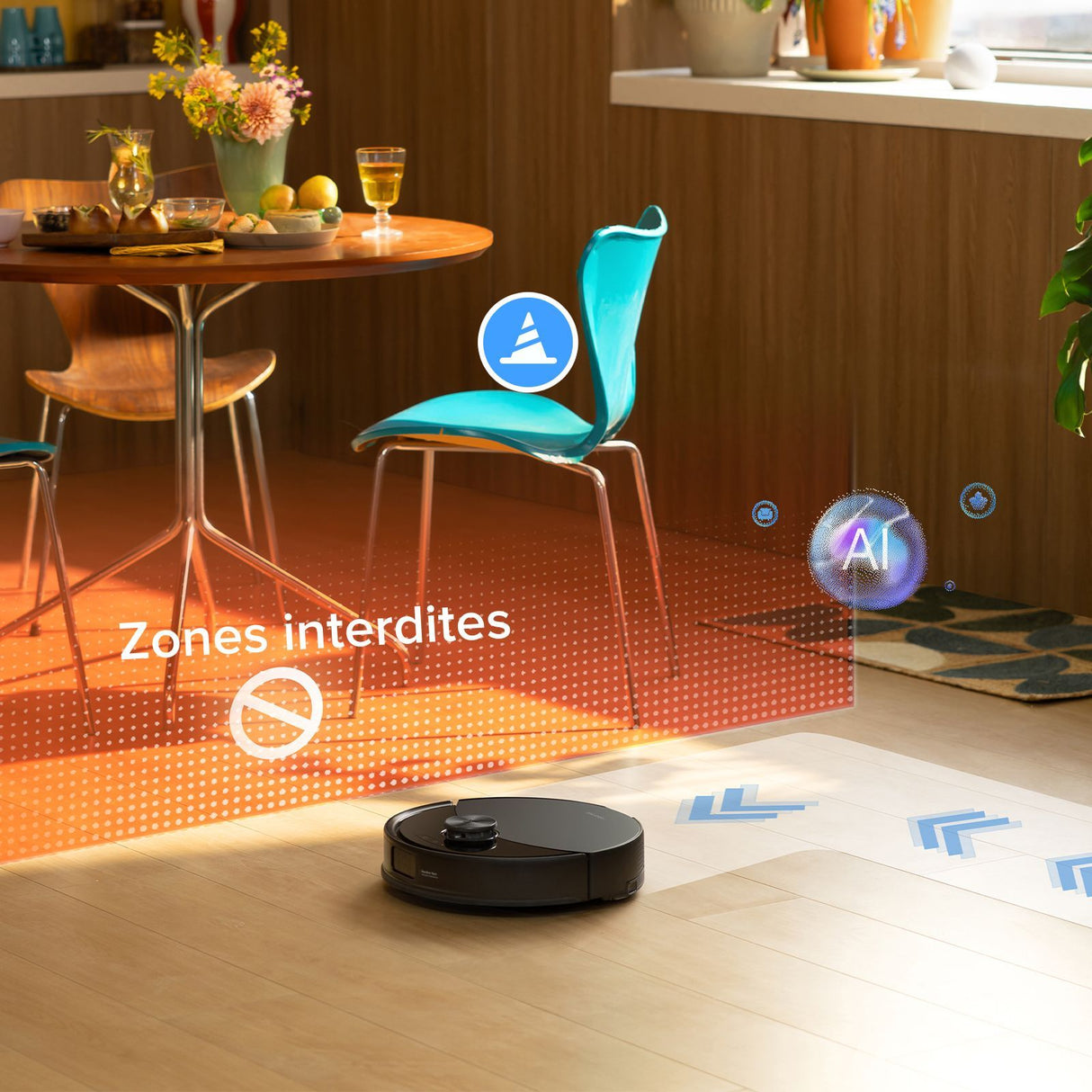 ROBOROCK Q10 VF+ - Aspirateur Robot Laveur avec Station de Vidage Automatique - Puissance 10000 Pa - Autonomie 150 min
