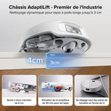 Aspirateur Robot Laveur - Roborock Qrevo Curv 2 ProX - Autonomie 180 min - 25 000 Pa - Navigation LiDAR - Collecteur 470 ml
