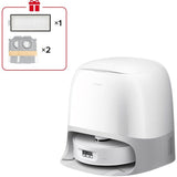 Robot aspirateur laveur - ROBOROCK - Qrevo Curv 2 FlowX - Aspiration 20 000 Pa - Station multifonctionnelle - 220 tr/min - Blanc