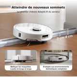 ROBOROCK QREVO CURV - Robot Aspirateur Laveur avec station multifonction 3.0 - 18500 Pa - Systeme Anti-enchevetrements