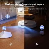 ROBOROCK QREVO CURV - Robot Aspirateur Laveur avec station multifonction 3.0 - 18500 Pa - Systeme Anti-enchevetrements