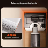 ROBOROCK F25 RT - Aspirateur Balai Laveur - 20000 Pa - Lavage a Chaud a 90 °C - Nettoyage Deux Bords - Auto-Nettoyage a l'eau chaude