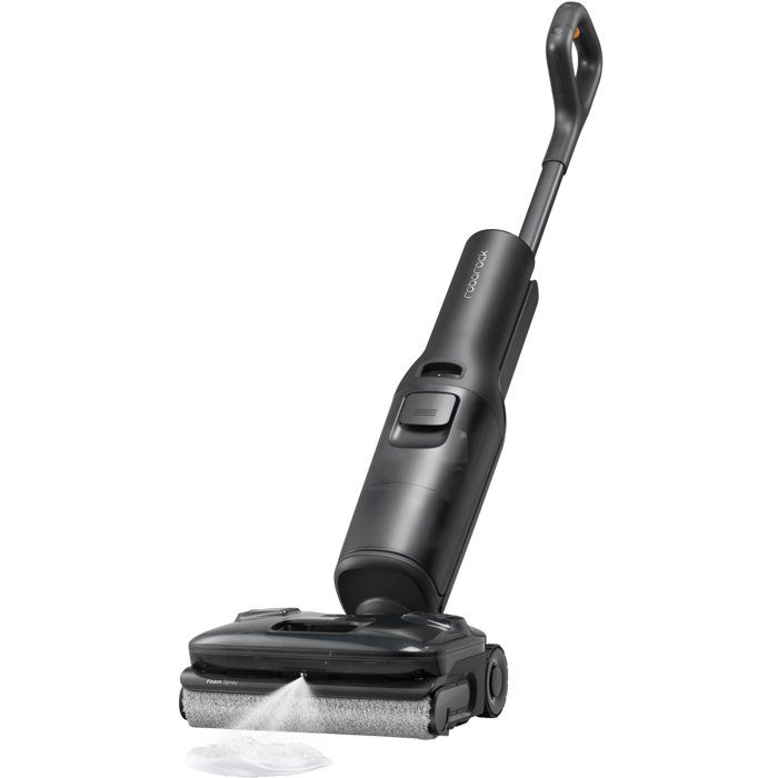 Aspirateur balai laveur - ROBOROCK F25 ACE Pro - Aspiration de 25 000 Pa - 430 tr/min - Nettoyage JetFoaming - Noir
