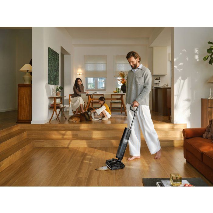 Aspirateur balai laveur - ROBOROCK F25 ACE Pro - Aspiration de 25 000 Pa - 430 tr/min - Nettoyage JetFoaming - Noir