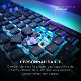 Clavier filaire - Optique et mÈcanique - ROCCAT - Vulcan II Max - AZERTY - RÈtro-Èclairage - Noir