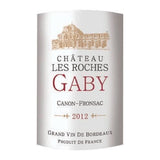 Château Les Roches Gaby 2012 Canon-Fronsac - Vin rouge de Bordeaux