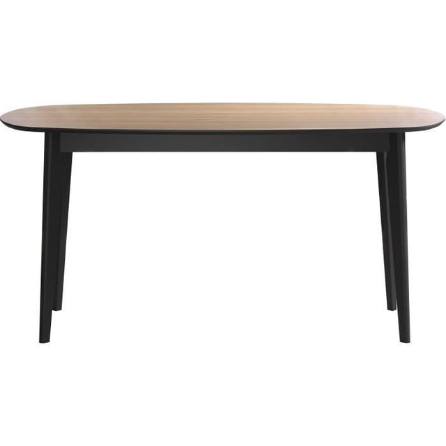Table a manger - Ronin - Chene - Ovale - En MDF - Contemporain - 8 personnes - 160 x 77 x 90 cm - Trendteam