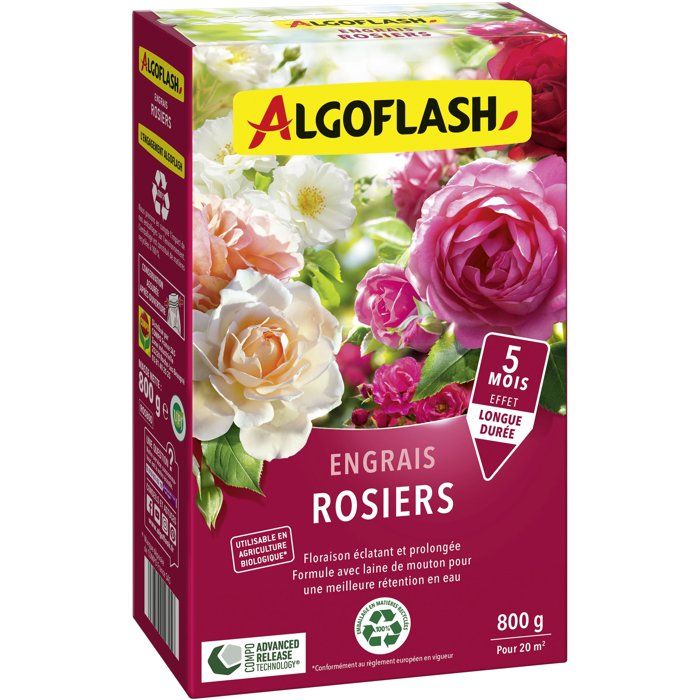 Engrais rosiers - ALGOFLASH - 800 g - UAB