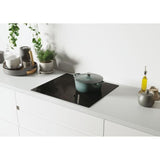 Table de cuisson vitrocéramique - ROSIERES - 3 feux - 5500 W - Commandes tactiles - 59 x 52 cm - RKD73CT